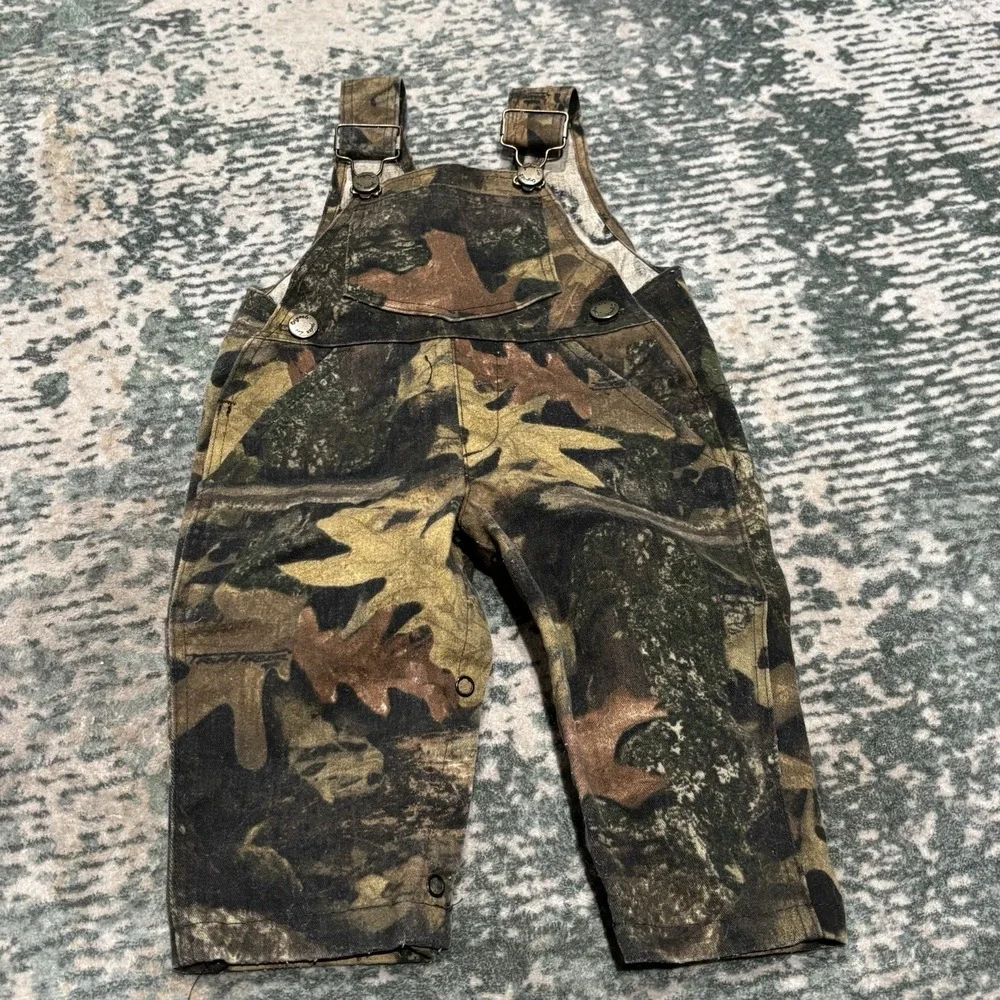 1980s Jordan Lee Original 6month Camo Overalls USA